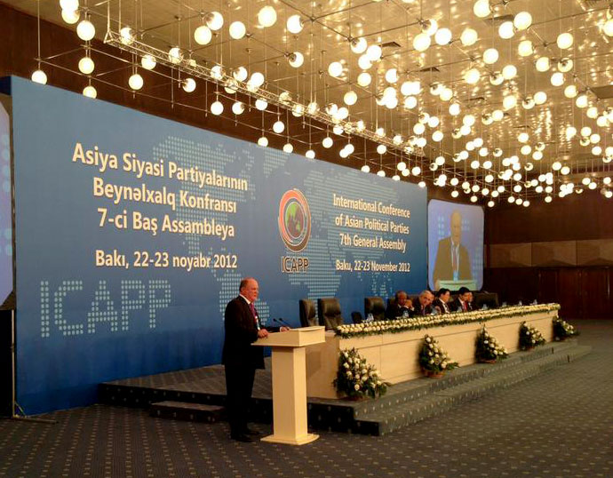 Г.А.Зюганов совершил поездку в Баку для участия в 7-й Генассамблее конференции политических партий стран Азии