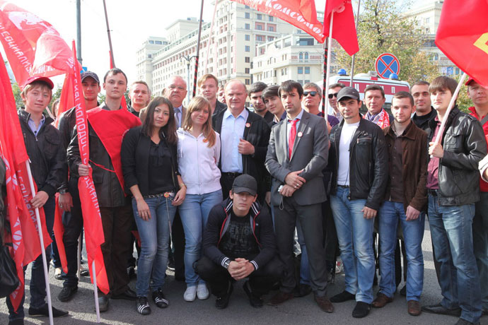 Митинг протеста в Москве