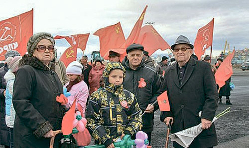 Красный Октябрь в Петропавловске-Камчатском